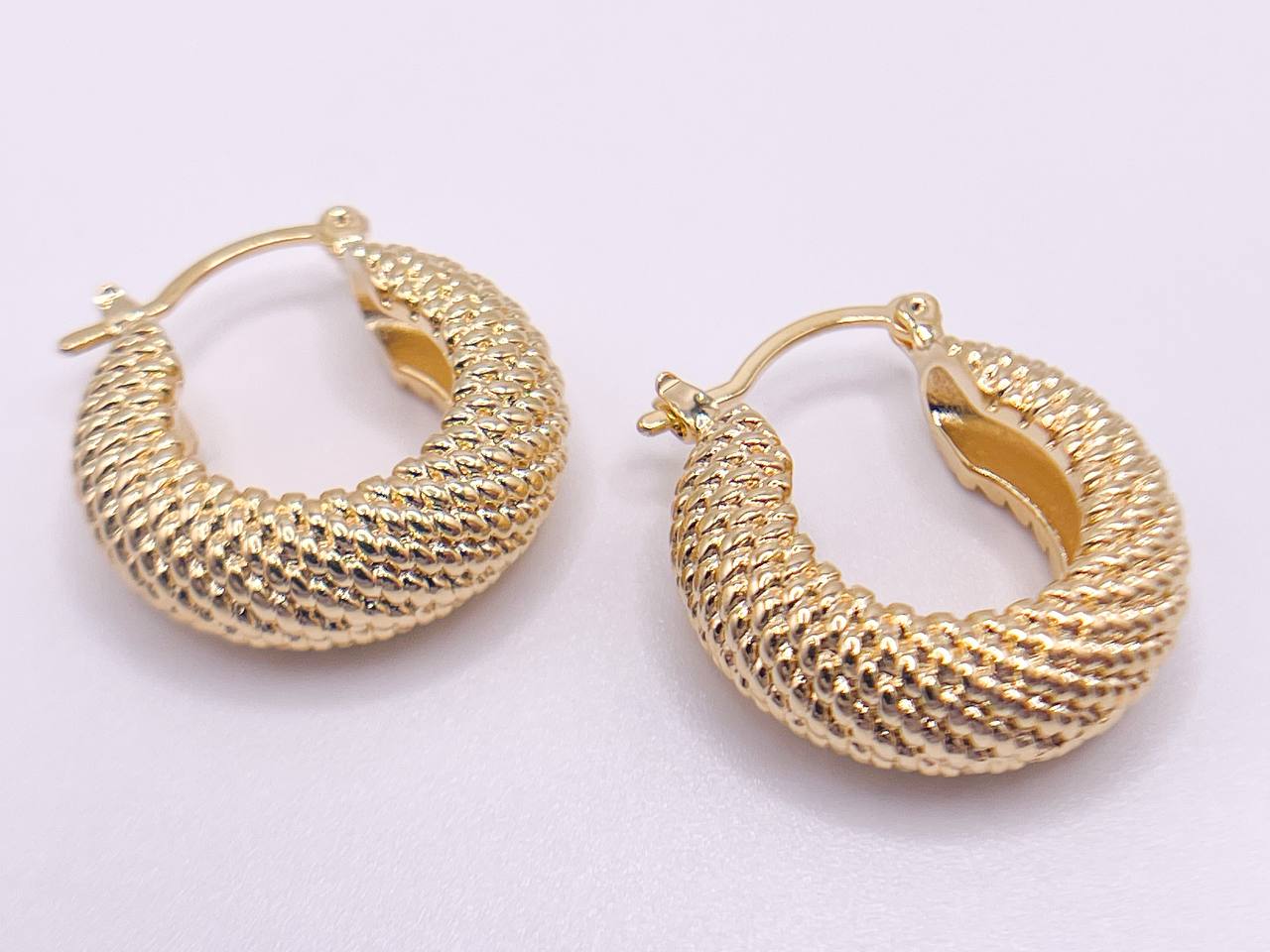 Vintage Chunky Hoops