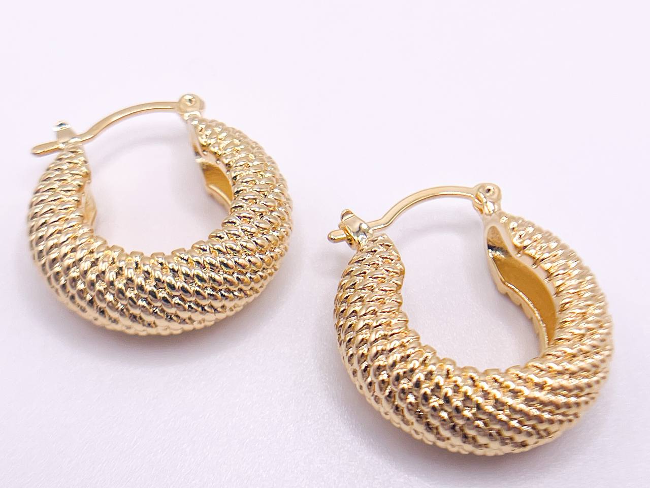 Vintage Chunky Hoops