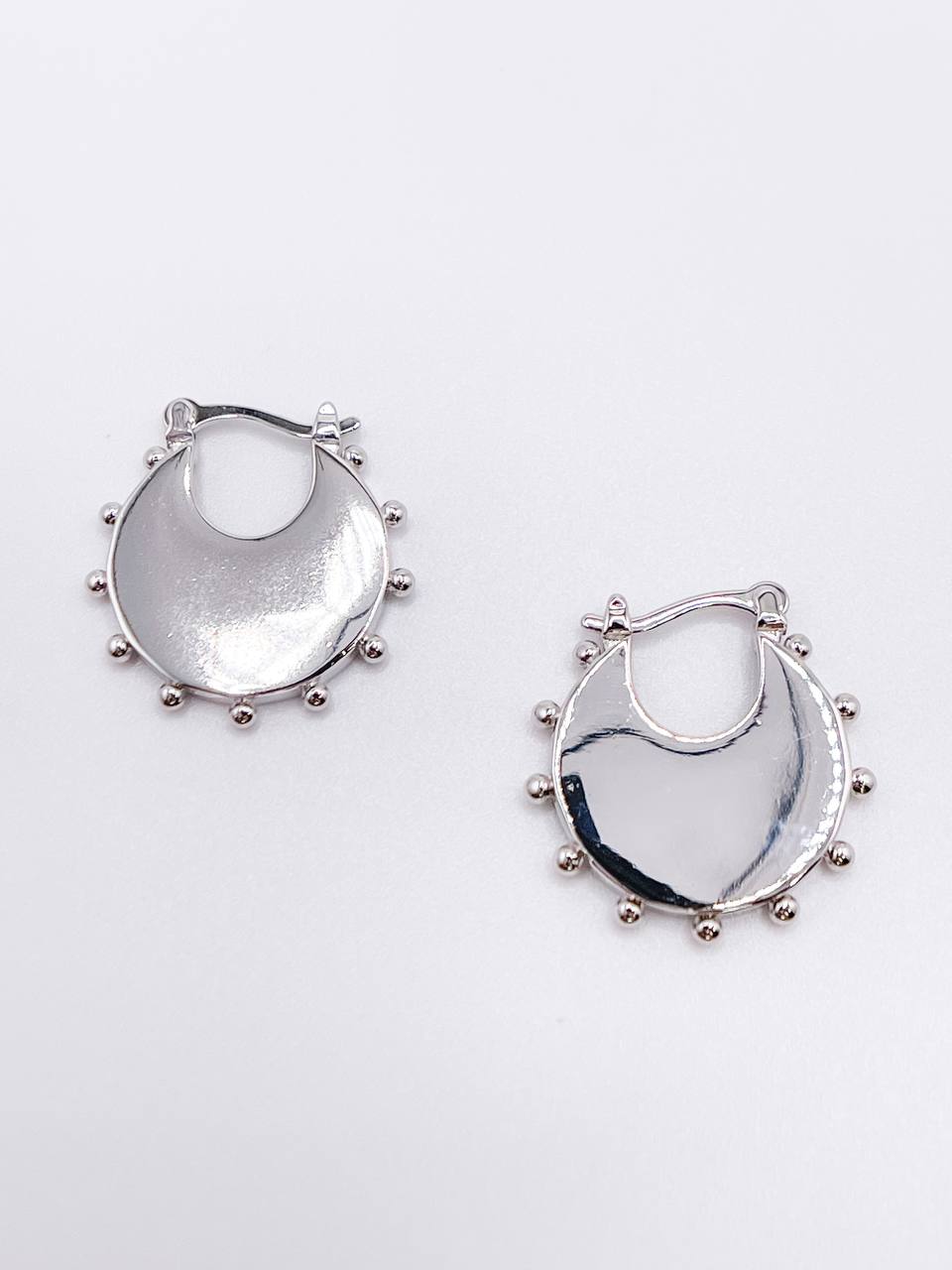 Crescent Hoop Earrings