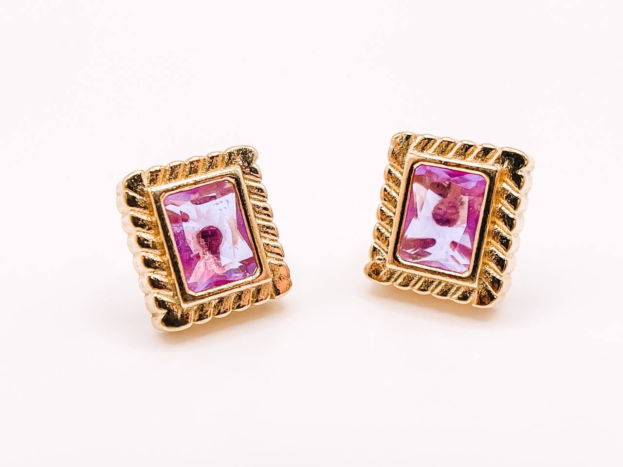 Gold Stud Earrings