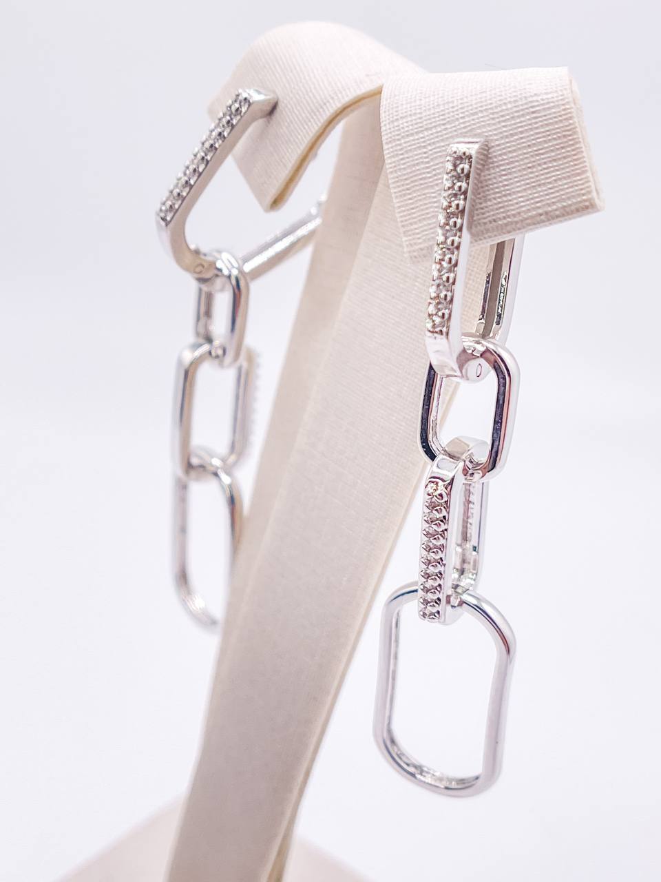 Three Way Chain Link Earrings