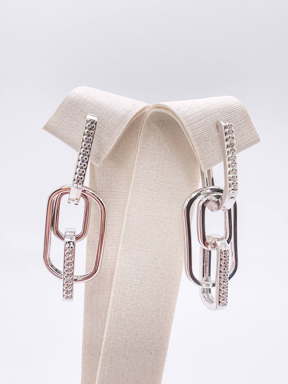 Three Way Chain Link Earrings