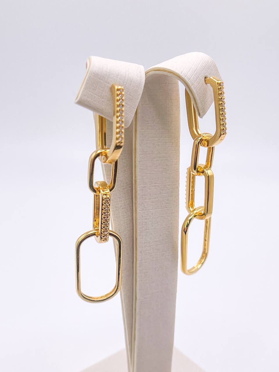 Three Way Chain Link Earrings