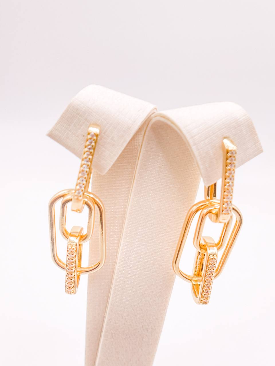 Three Way Chain Link Earrings