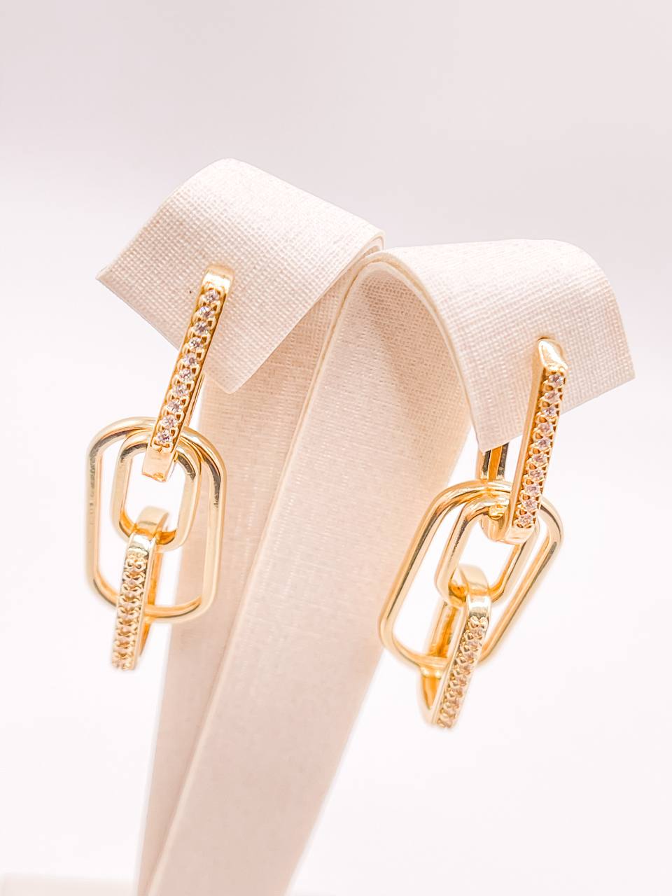 Three Way Chain Link Earrings