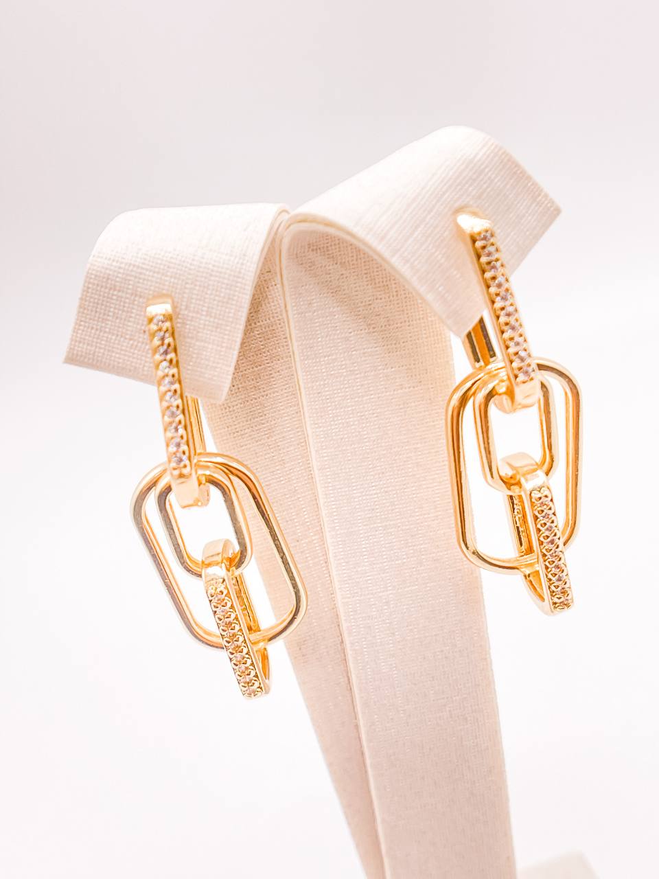 Three Way Chain Link Earrings